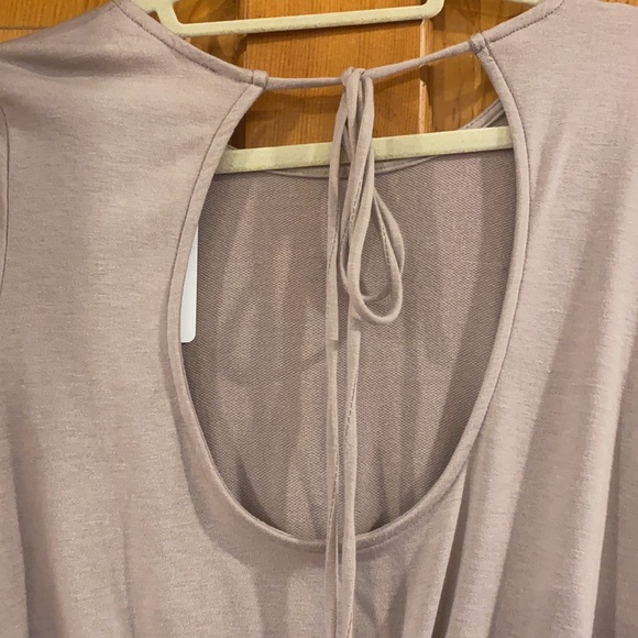 Mocha Long Sleeve Romper - Picture 3 of 4